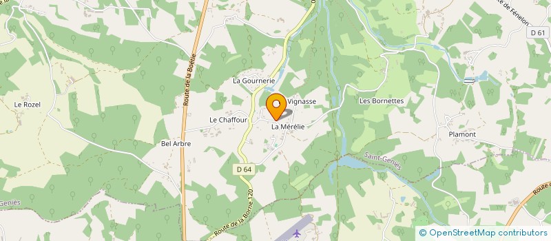 localisation de l'entreprise L ATELIER DES DEUX ARTS  SAINT-GENIES