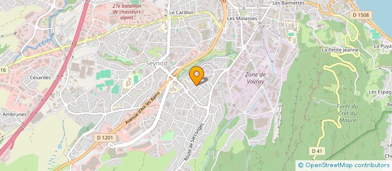 localisation de l'entreprise L'ATELIER DES DEUX LACS à ANNECY