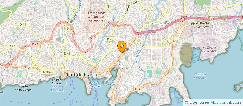 localisation de l'entreprise L'ATELIER DES EMOTIONS  FORT-DE-FRANCE