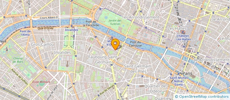localisation de l'entreprise L'ATELIER DES ETOFFES à PARIS