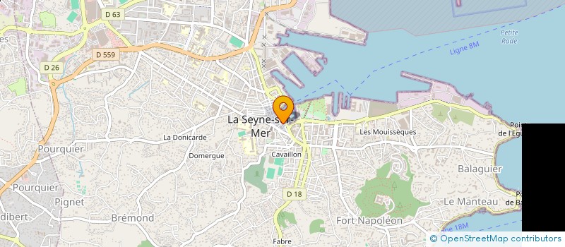 localisation de l'entreprise L'ATELIER DES FILLES ( L.A.D.F. ) à LA SEYNE SUR MER