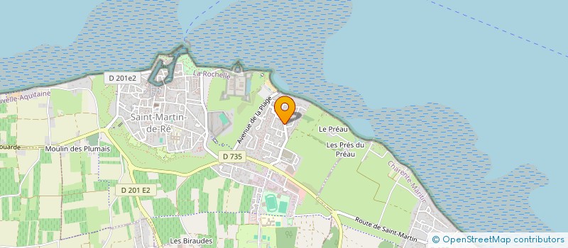 localisation de l'entreprise L'ATELIER DES FLEURS à SAINT-MARTIN-DE-RE