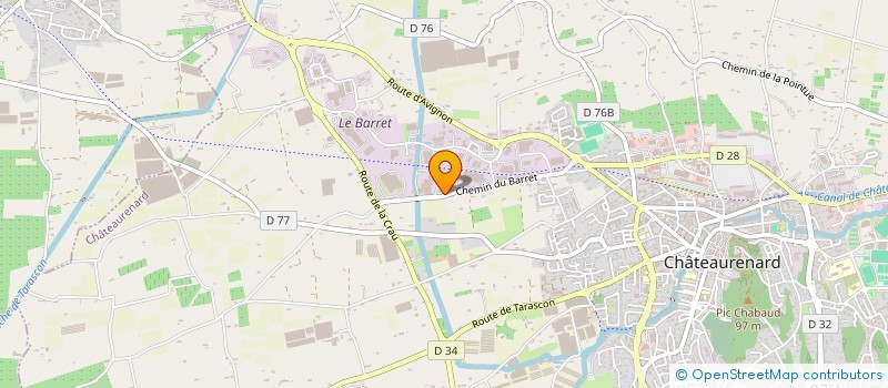 localisation de l'entreprise L'ATELIER DES FRUITS ET LEGUMES à CHATEAURENARD