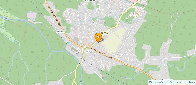 localisation de l'entreprise L'ATELIER DES GARCONS  MIOS