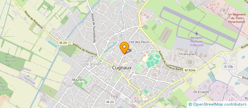 localisation de l'entreprise L ATELIER DES GOURMANDISES à CUGNAUX