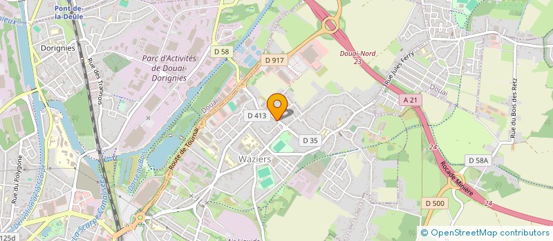 localisation de l'entreprise L'ATELIER DES GOURMANDS  WAZIERS