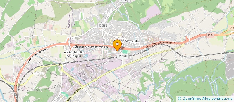 localisation de l'entreprise L'ATELIER DES GOURMANDS PAYS D'AIX  MEYREUIL