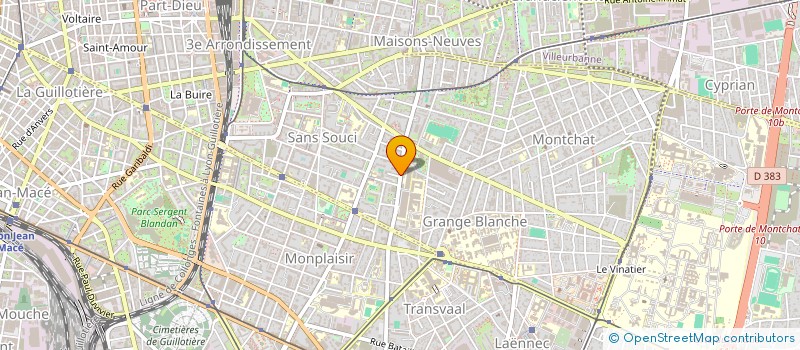 localisation de l'entreprise L'ATELIER DES GOURMETS  LYON 3EME