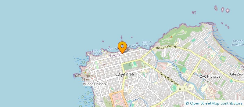 localisation de l'entreprise L'ATELIER DES GRANDS REVES  CAYENNE