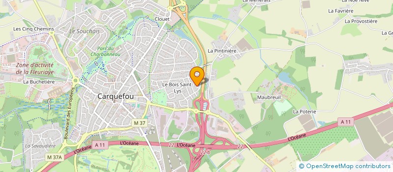 localisation de l'entreprise L'ATELIER DES ILES à CARQUEFOU