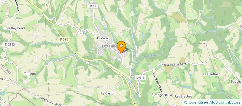 localisation de l'entreprise L'ATELIER DES JARDINS  LES HAIES