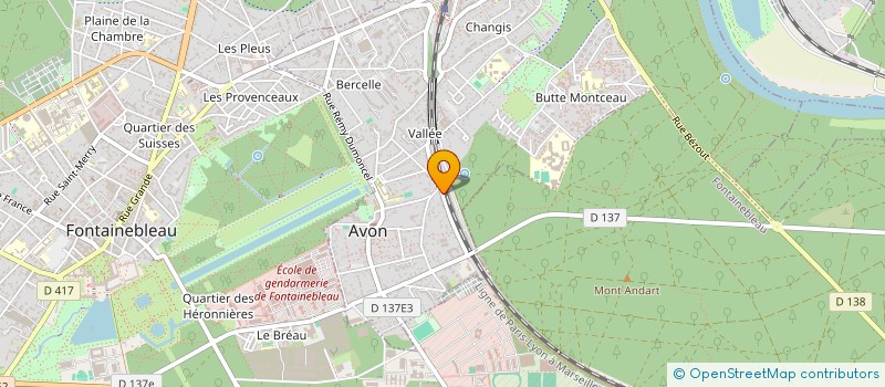 localisation de l'entreprise L'ATELIER DES JOBS  AVON