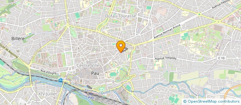 localisation de l'entreprise L'ATELIER DES LIENS à PAU