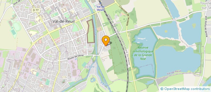 localisation de l'entreprise L'ATELIER DES LOISIRS DU VAL  VAL-DE-REUIL