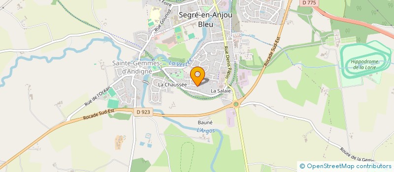 localisation de l'entreprise L'ATELIER DES MAMOTS à SEGRE-EN-ANJOU BLEU