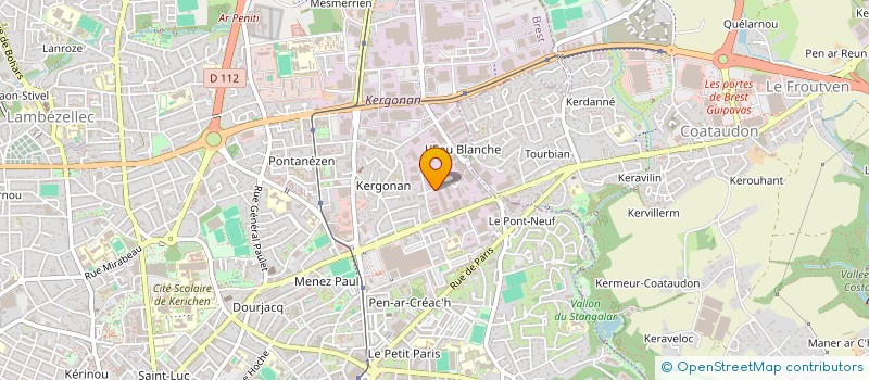 localisation de l'entreprise L'ATELIER DES MARAICHERS à BREST