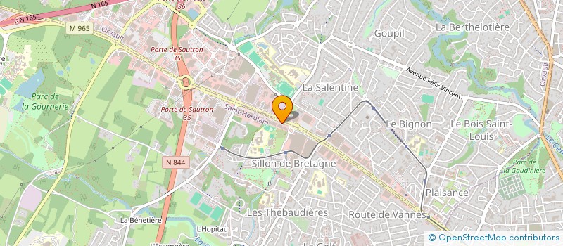 localisation de l'entreprise L'ATELIER DES MARIEES à SAINT-HERBLAIN