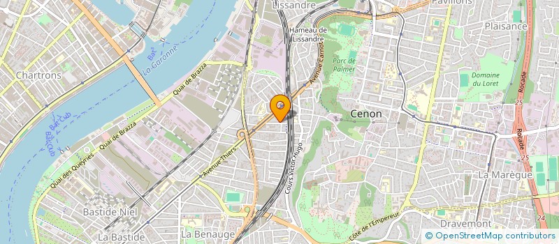 localisation de l'entreprise L'ATELIER DES MAUX  CENON