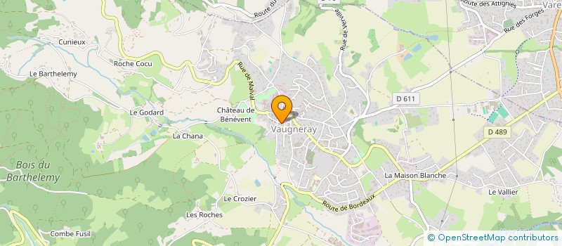 localisation de l'entreprise L'ATELIER DES MERVEILLES  VAUGNERAY