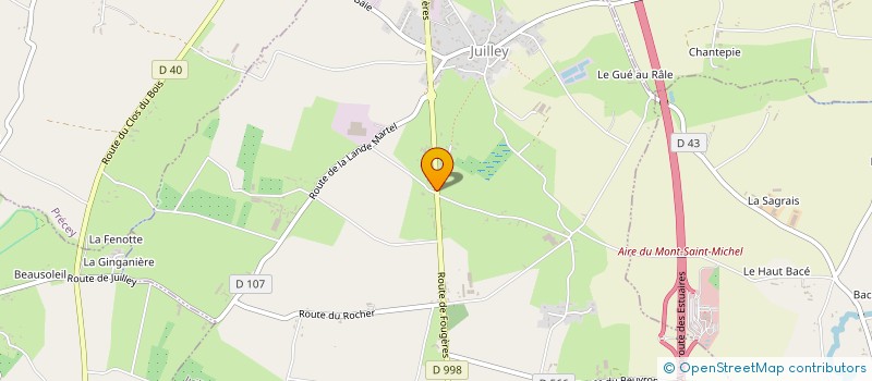 localisation de l'entreprise L'ATELIER DES METAUX à JUILLEY