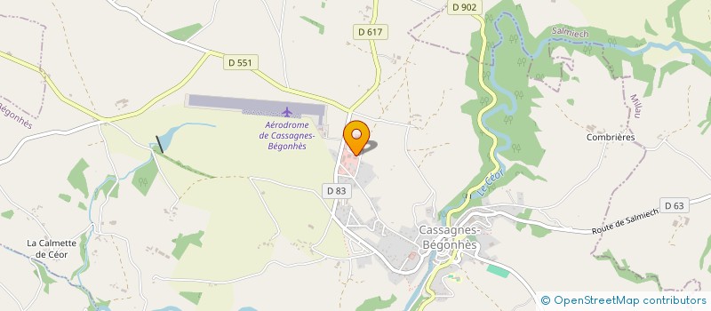 localisation de l'entreprise L'ATELIER DES MONTS LAGAST à CASSAGNES-BEGONHES