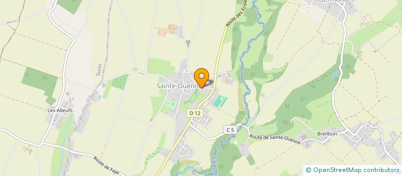 localisation de l'entreprise L ATELIER DES MOSAIQUES à SAINTE-OUENNE