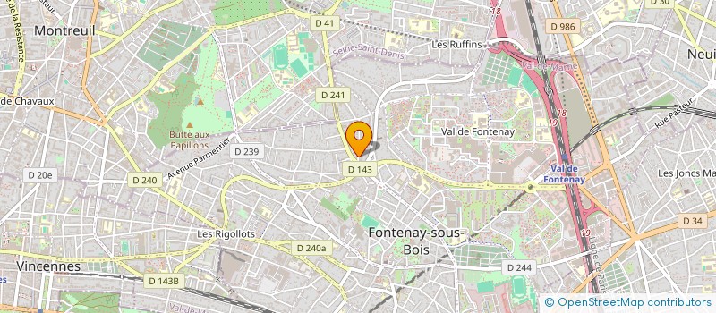 localisation de l'entreprise L'ATELIER DES MOTARDS à MONTREUIL