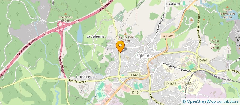 localisation de l'entreprise L'ATELIER DES MOTS 19  EGLETONS