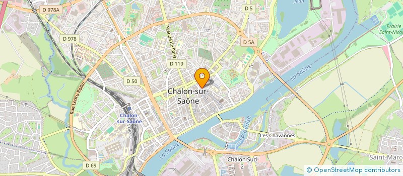 localisation de l'entreprise L'ATELIER DES MOTS à CHALON-SUR-SAONE