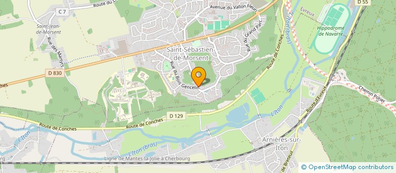 localisation de l'entreprise L'ATELIER DES MOTS ENCHANTEURS  SAINT-SEBASTIEN-DE-MORSENT