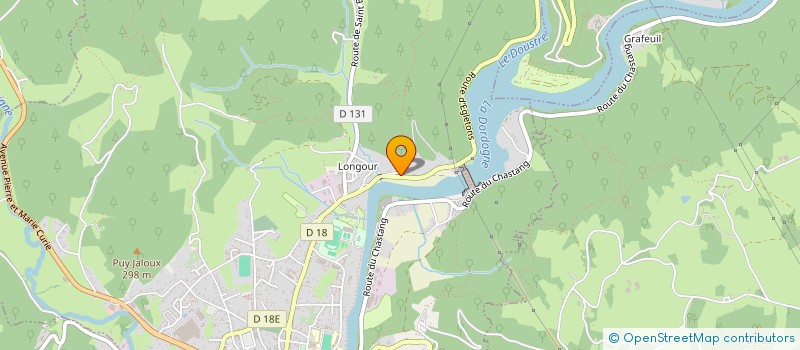 localisation de l'entreprise L'ATELIER DES MOTS ET DES ARTS  ARGENTAT-SUR-DORDOGNE