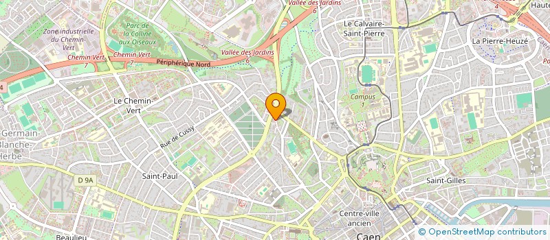 localisation de l'entreprise L ATELIER DES MUSIQUES AMPLIFIEES à CAEN