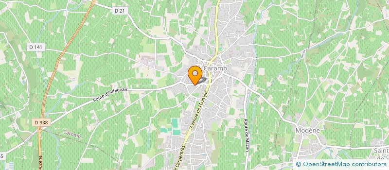 localisation de l'entreprise L ATELIER DES NOUNOUS  CAROMB