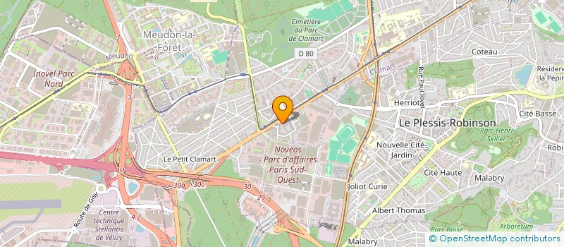 localisation de l'entreprise L'ATELIER DES OPTICIENS à CLAMART