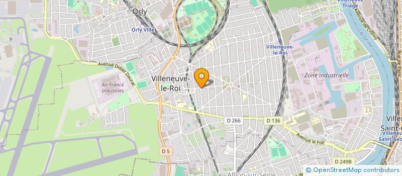 localisation de l'entreprise L'ATELIER DES OUVRAGES à VILLENEUVE-LE-ROI