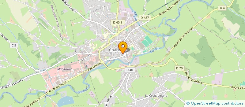 localisation de l'entreprise L'ATELIER DES P'TITES CHOUETTES à CHARLIEU