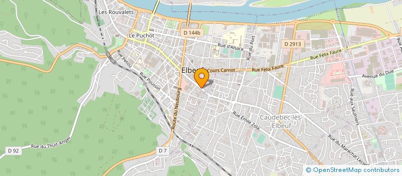 localisation de l'entreprise L'ATELIER DES PAINS  ELBEUF