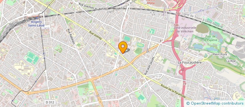 localisation de l'entreprise L'ATELIER DES PAS SAGES à ANGERS