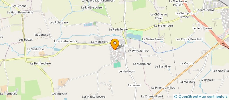 localisation de l'entreprise L'ATELIER DES PASTELS  BRIE