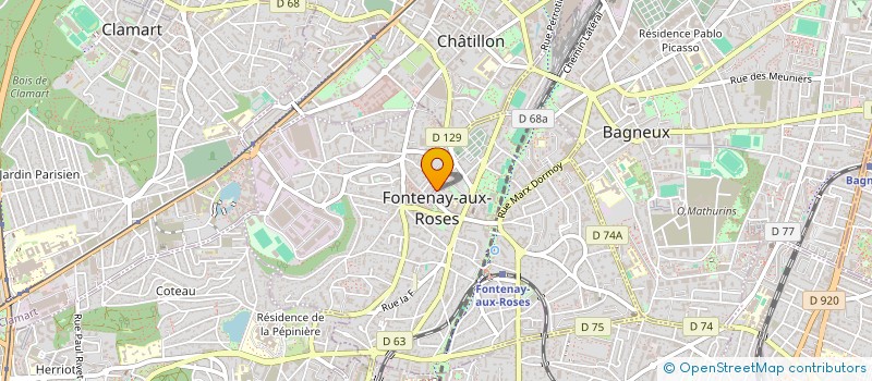 localisation de l'entreprise L'ATELIER DES PATES à FONTENAY-AUX-ROSES