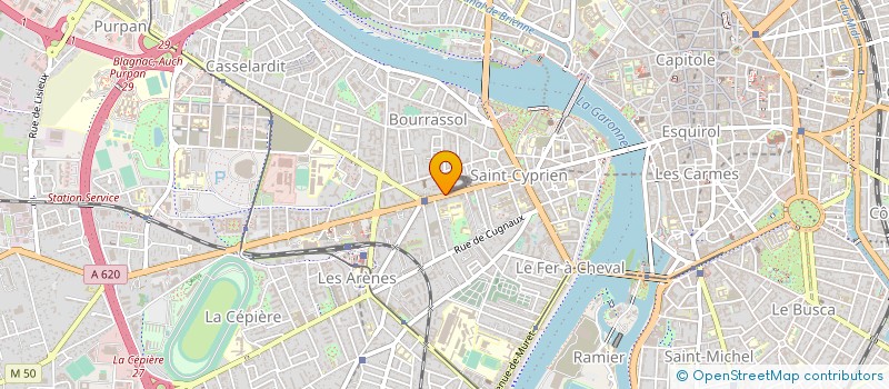 localisation de l'entreprise L'ATELIER DES PATISSERIES à TOULOUSE