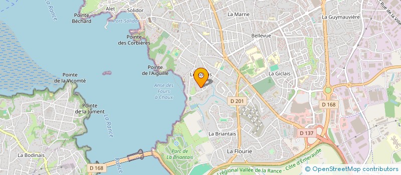 localisation de l'entreprise L'ATELIER DES PATTES SOLIDAIRES  SAINT-MALO