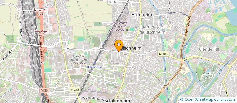 localisation de l'entreprise L'ATELIER DES PENSEES  BISCHHEIM