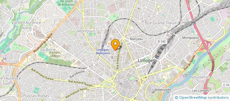 localisation de l'entreprise L ATELIER DES PETITES MAINS à LIMOGES