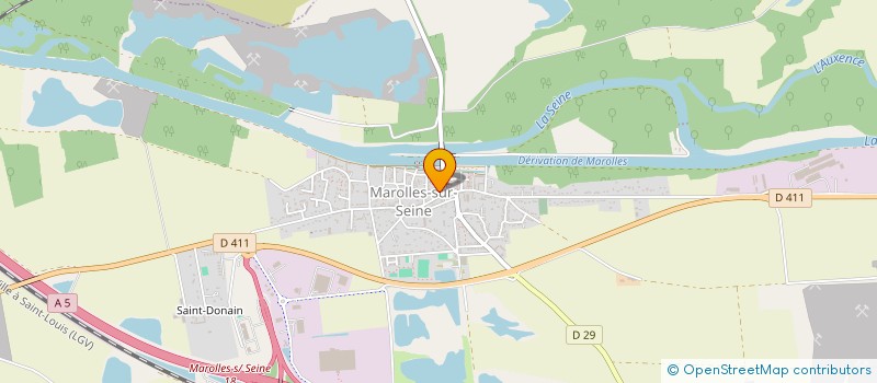 localisation de l'entreprise L'ATELIER DES PETITES MAINS  MAROLLES-SUR-SEINE