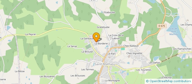 localisation de l'entreprise L'ATELIER DES PETITS BOOMERANGS  SAINT-MATHIEU