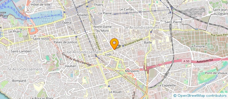 localisation de l'entreprise L ATELIER DES PETITS CHEFS à MARSEILLE