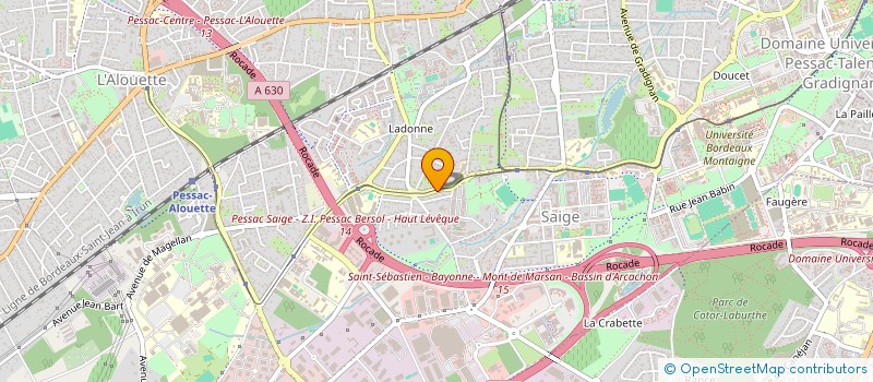 localisation de l'entreprise L'ATELIER DES POSSIBLES à PESSAC