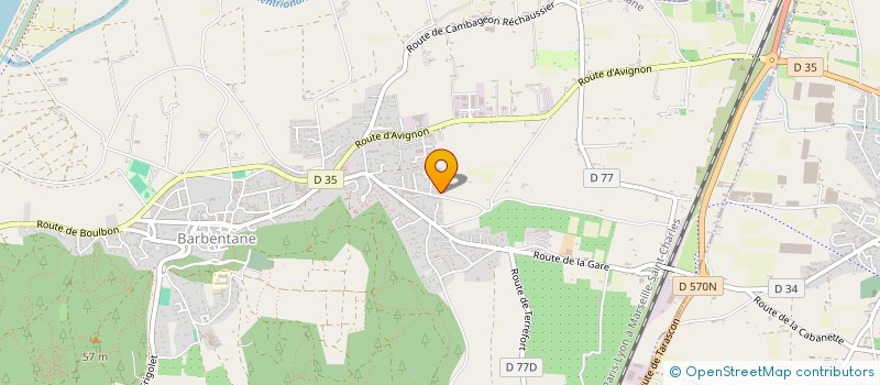 localisation de l'entreprise L'ATELIER DES POSSIBLES - DE L'IDEE A L'ACTION  BARBENTANE