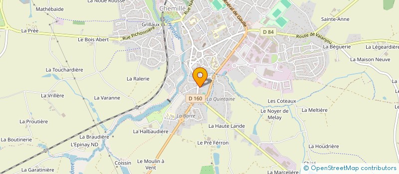 localisation de l'entreprise L'ATELIER DES REMPARTS  CHEMILLE-EN-ANJOU